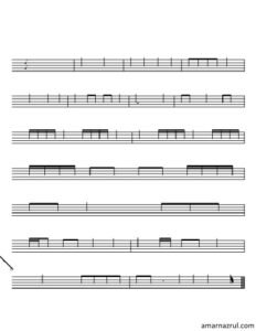 কয়েকটি তালের সমতা ও বিভিন্নতা