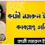 কাজী নজরুল ইসলামের কাব্যগ্রন্থ তালিকা