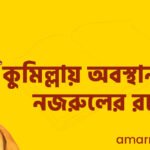 কুমিল্লায় অবস্থানকালে নজরুলের রচনা