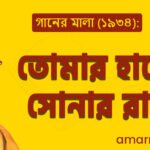 তোমার হাতের সোনার রাখি