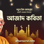 আজাদ কবিতা । নতুন চাঁদ কাব্যগ্রন্থ । কাজী নজরুল ইসলাম