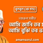 আমি জানি তব মন আমি বুঝি তব ভাষা | Ami jani tobo mon ami bujhi tobo vasha | বুলবুল (২য় খন্ড) | নজরুল সঙ্গীত | কাজী নজরুল ইসলাম