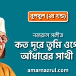 কত দূরে তুমি ওগো আঁধারের সাথী | Koto dure tumi ogo adharer sathi | বুলবুল (২য় খন্ড) | নজরুল সঙ্গীত | কাজী নজরুল ইসলাম