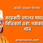 কয়েকটি তালের সমতা ও বিভিন্নতা এবং নজরুলের গান 2 কয়েকটি তালের সমতা ও বিভিন্নতা এবং নজরুলের গান