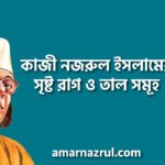 কাজী নজরুল ইসলামের সৃষ্ট রাগ ও তাল সমূহ