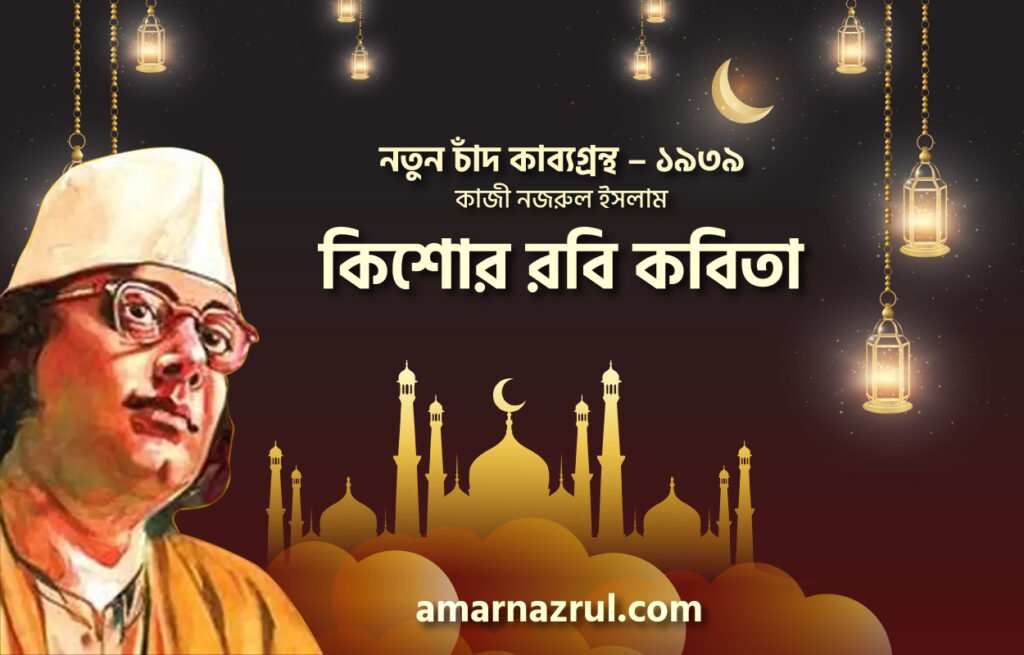কিশোর রবি কবিতা । নতুন চাঁদ কাব্যগ্রন্থ । কাজী নজরুল ইসলাম