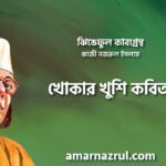 খোকার খুশি কবিতা । ঝিঙেফুল কাব্যগ্রন্থ । কাজী নজরুল ইসলাম