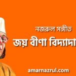 জয় বীণা বিদ্যাদায়িনী - Joy bina biddadayeni | নজরুল সঙ্গীত 4 জয় বীণা বিদ্যাদায়িনী – Joy bina biddadayeni | নজরুল সঙ্গীত