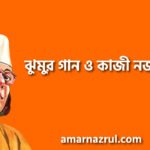 ঝুমুর গান ও কাজী নজরুল