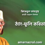 ঠ্যাং-ফুলি কবিতা । ঝিঙেফুল কাব্যগ্রন্থ । কাজী নজরুল ইসলাম