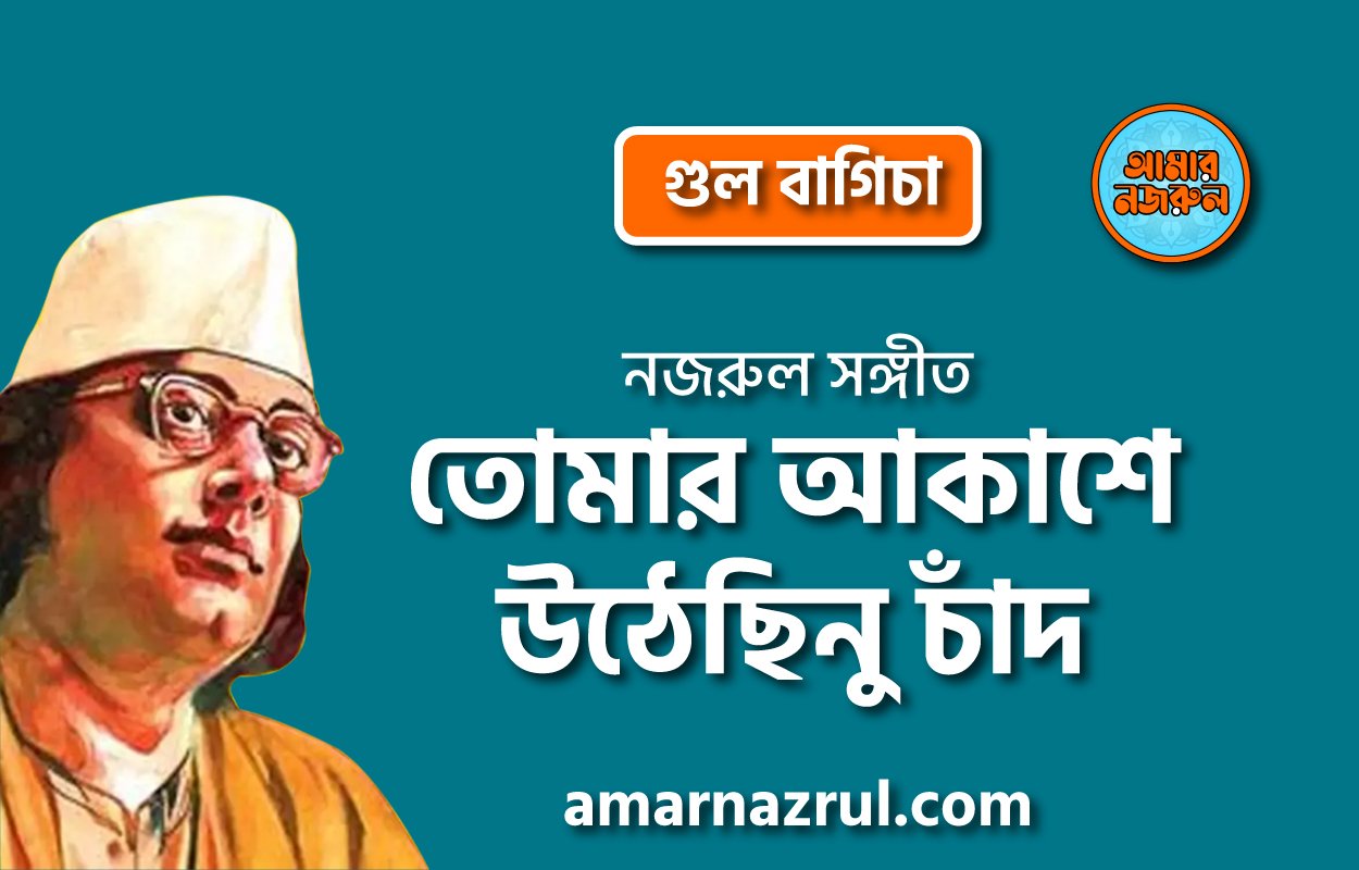 তোমার আকাশে উঠেছিনু চাঁদ | Tomar akashe uthechinu chaad | গুল বাগিচা | নজরুল সঙ্গীত | কাজী নজরুল ইসলাম