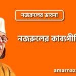 নজরুলের কাব্যগীতি । নজরুলের ভাবনা