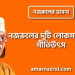 নজরুলের দুটি লোকসঙ্গীতের গীতিউৎস । নজরুলের ভাবনা