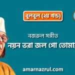 নয়ন ভরা জল গো তোমার | Noyon vhora jol go tomar | বুলবুল (২য় খন্ড) | নজরুল সঙ্গীত | কাজী নজরুল ইসলাম