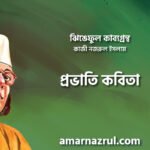 প্রভাতি কবিতা । ঝিঙেফুল কাব্যগ্রন্থ । কাজী নজরুল ইসলাম