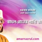 বাদল-রাতের পাখি কবিতা । চক্রবাক কাব্যগ্রন্থ । কাজী নজরুল ইসলাম