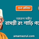 বাসন্তী রং শাড়ি পরো | Bashonti rong shari poro | গুল বাগিচা | নজরুল সঙ্গীত | কাজী নজরুল ইসলাম